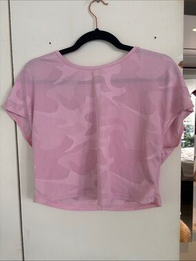 Light Pink Short Sleeve Boxy Top